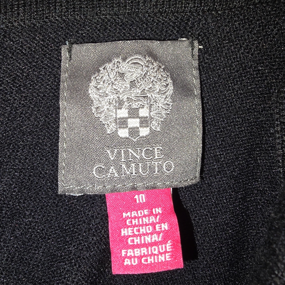 Vince Camuto Black Cutout Long Sweater Dress Size 10 Nwt - Picture 10 of 12